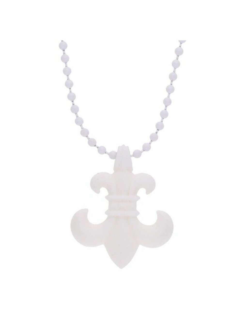 Chrome Hearts Rubber BS Fluer Flare Silicone Necklace